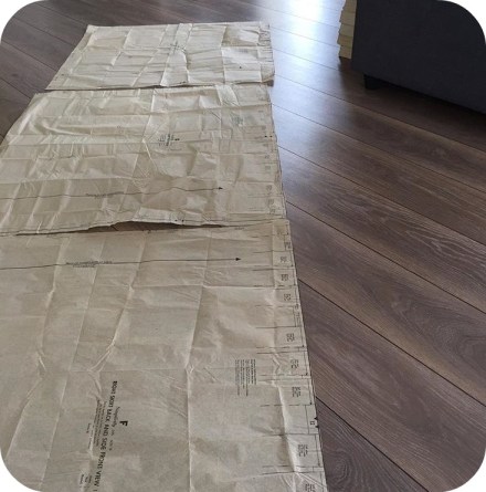 pleated pattern pieces. Just no.